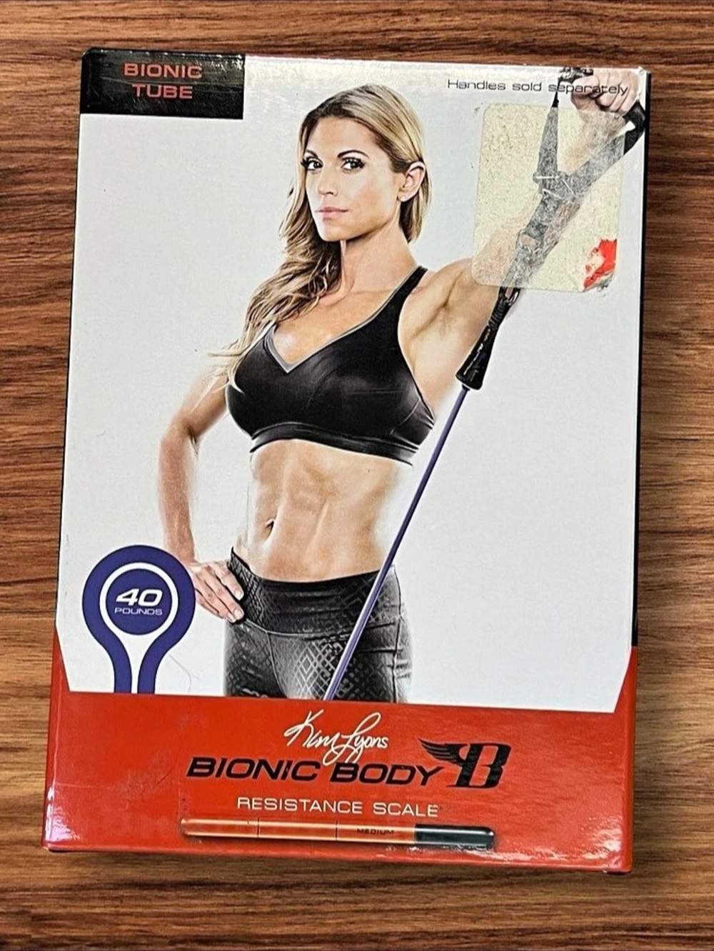 Kim Lyons Bionic Body 40 lb Bionic Tube Resistance Band